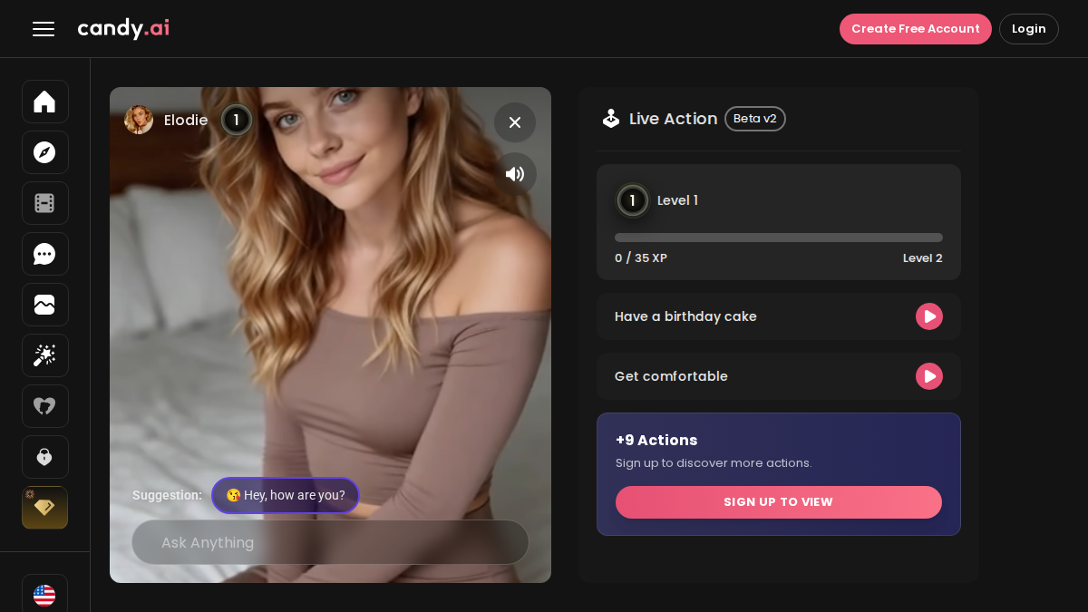 Candy AI · Previzualizare