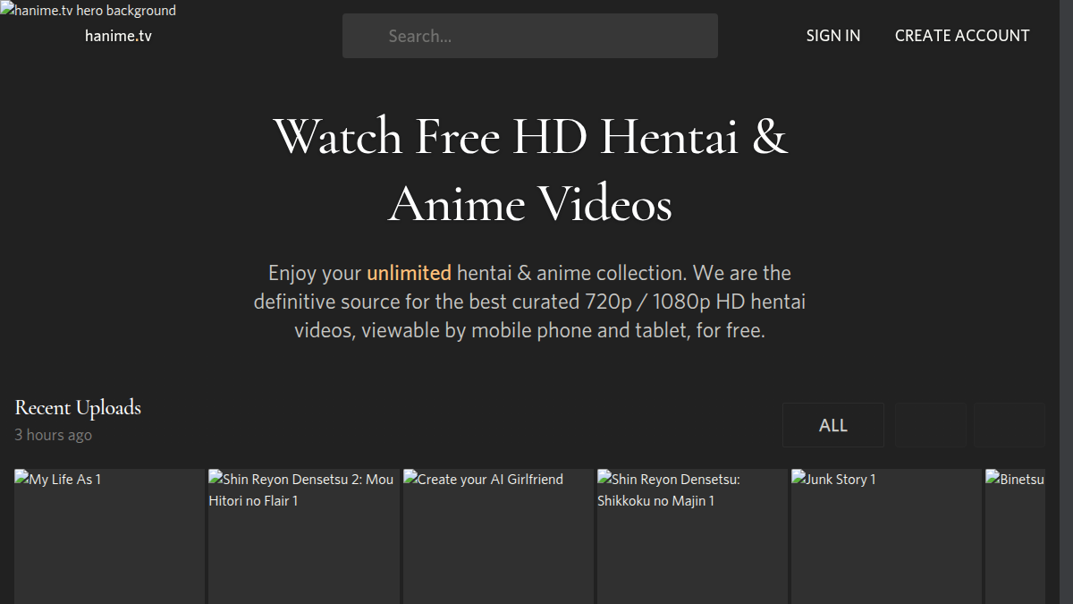 Hanime.tv · Previzualizare