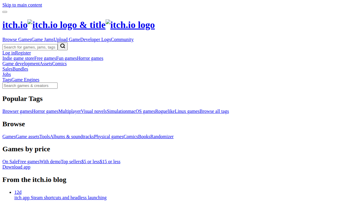 Itch.io NSFW · Previzualizare